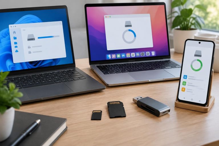 découvrez comment formater une carte sd en fat32 sur windows, mac ou android, avec des étapes simples pour chaque appareil.